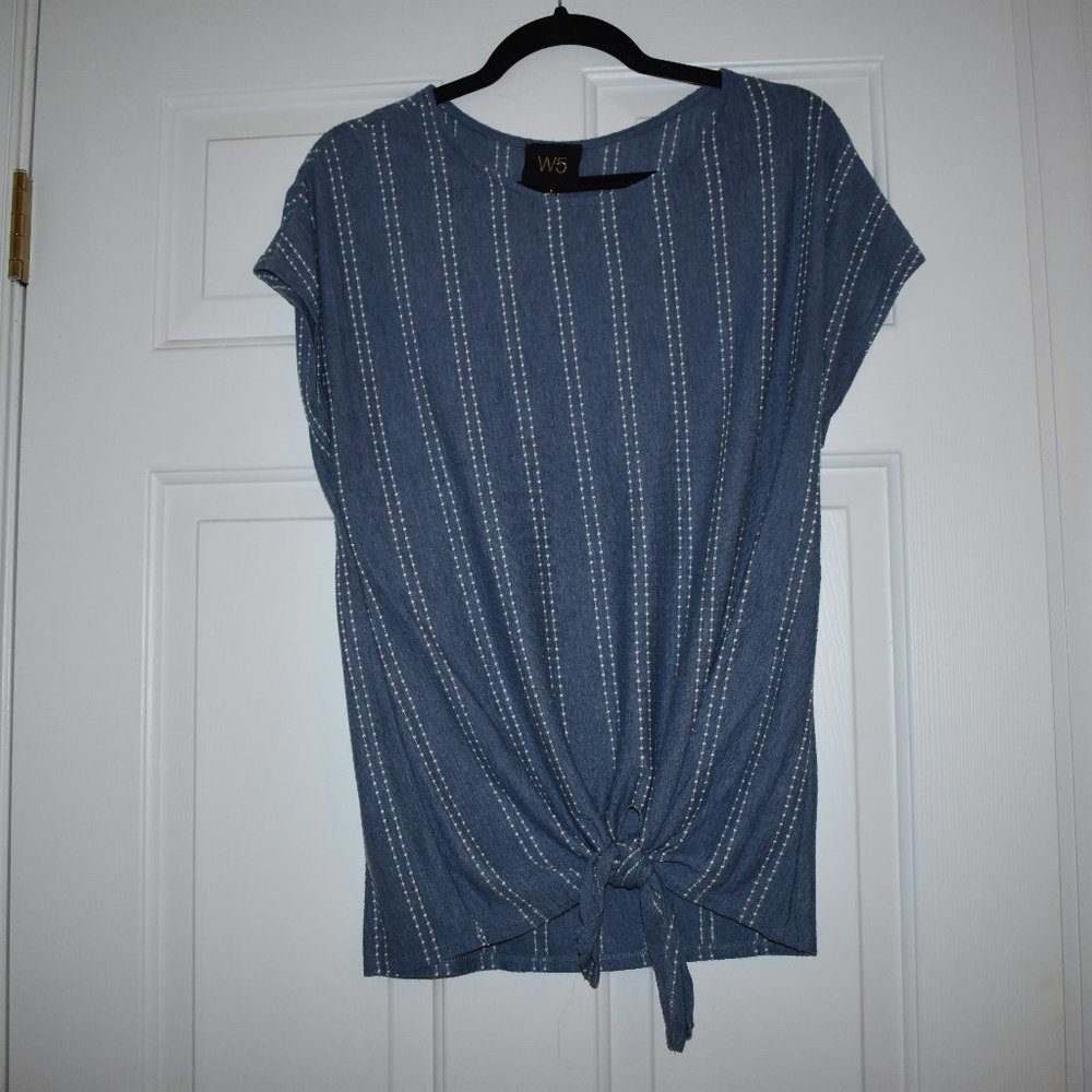 W5 Tie-Bottom Tee | Size L